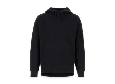 C.P. Company Cotton Sweatshirt "Slate/Black"
