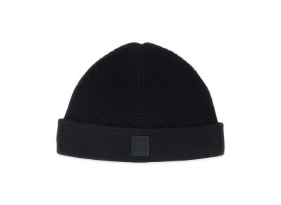 C.P. Company Cotton Beanie Hat "Black"