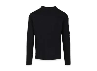 C.P. Company Cotton Sweater With Lens "Black"