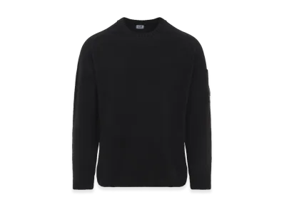 C.P. Company Crewneck Lens Pullover "Black"