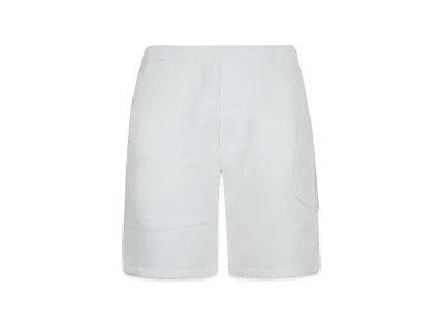 C.P. Company Diagonal Raised Fleece Cargo Sweatshorts "Gauze"