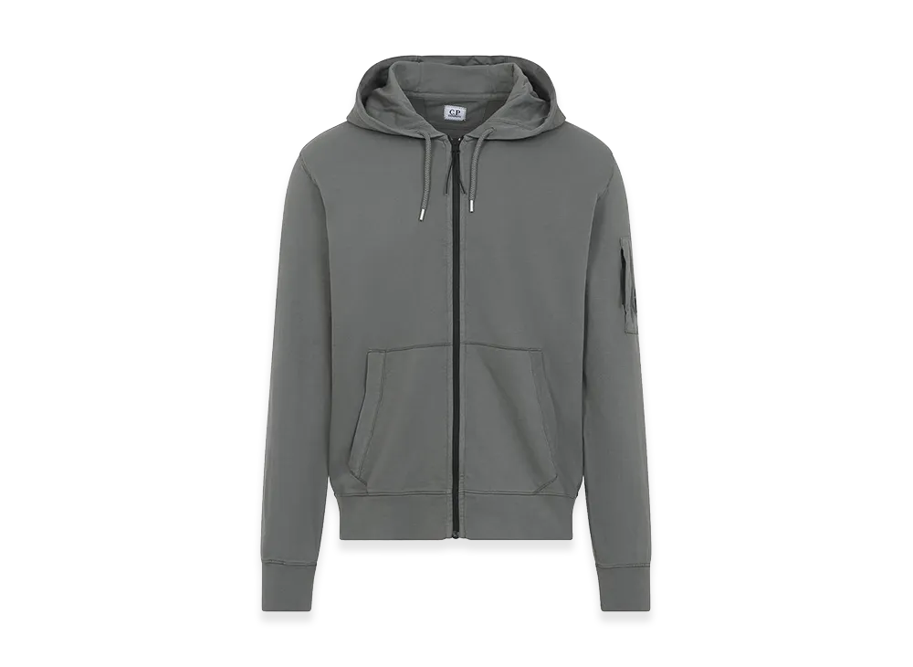 C.P. Company Zip Lens Hoodie "Gunmetal"