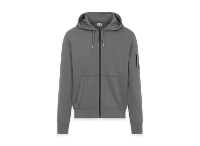 C.P. Company Zip Lens Hoodie "Gunmetal"