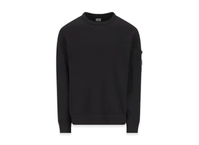 C.P. Company Sweatshirts Crew Neck In Malfile Fleece "Black"