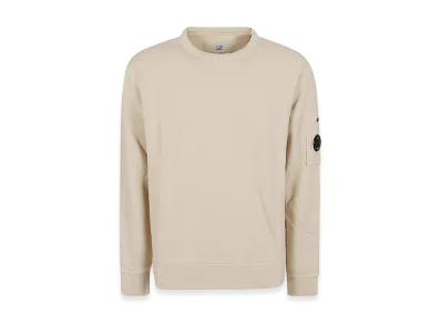 C.P. Company Sweatshirts Crew Neck In Malfile Fleece "Frozen"