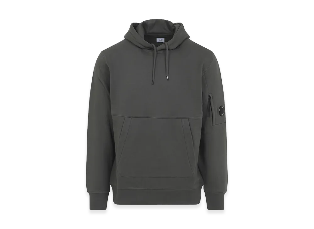 C.P. Company Sweatshirt Made Of Diagonal Raised Fleece "Gray"