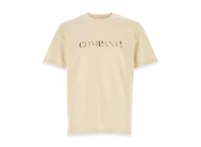 C.P. Company Cotton T-Shirt "Sand/Beige"