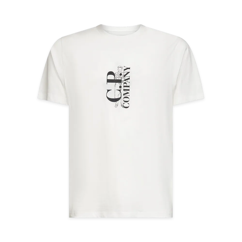 C.P. Company T-Shirts "Gauze White"
