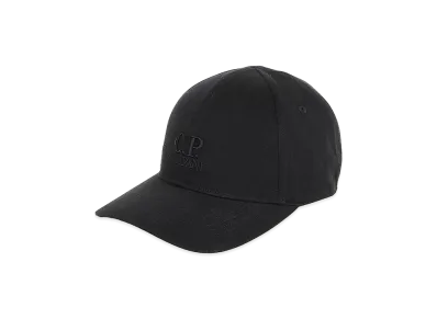 C.P. Company Gabardine Logo Cap "Total"