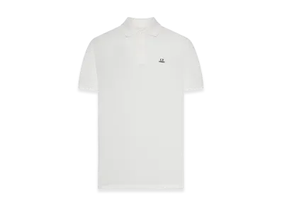 C.P. Company Stretch Piquet Polo Shirt "White"