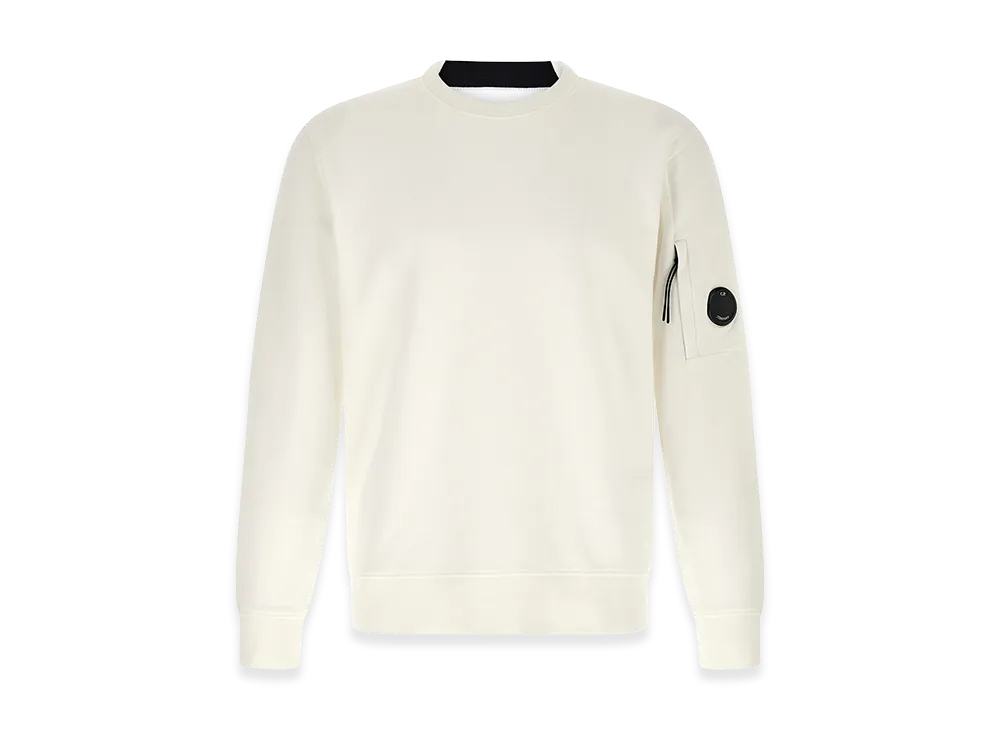 C.P. Company 'Diagonal Raised' Sweatshirt "White"