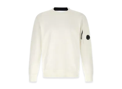 C.P. Company 'Diagonal Raised' Sweatshirt "White"
