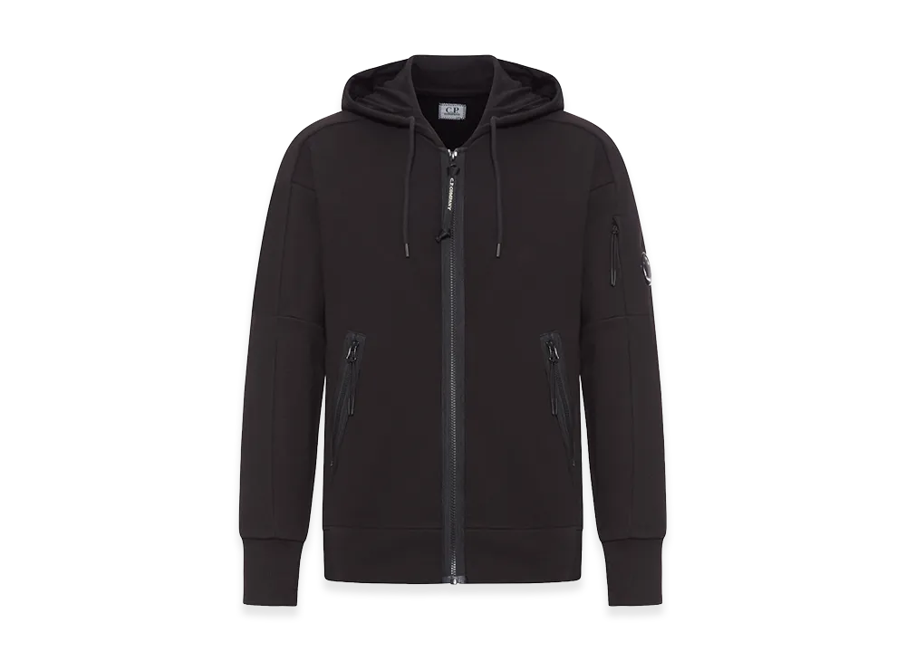 C.P. Company Fleece Hoodie "Black"