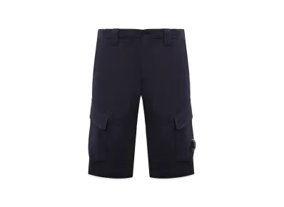 C.P. Company Stretch Sateen Cargo Lens Shorts "Total"