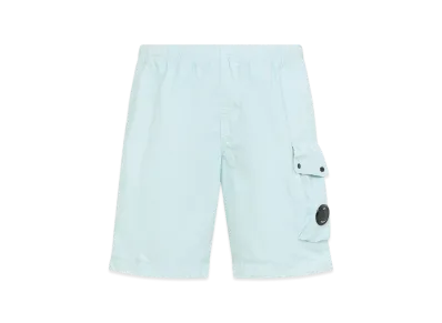 C.P. Company Flat Nylon Swim Shorts "Misty Blue"
