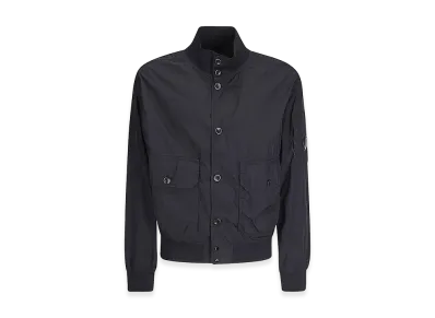 C.P. Company Chrome-R Button Bomber Jacket "Black"