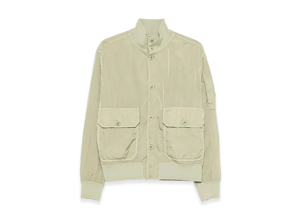 C.P. Company Chrome-R Button Bomber Jacket "Gray"