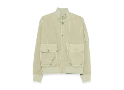 C.P. Company Chrome-R Button Bomber Jacket "Gray"
