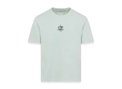 C.P. Company Cotton T-Shirt "Misty Blue"