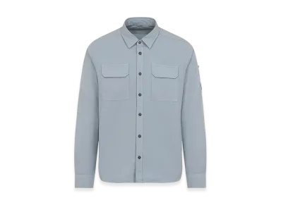 C.P. Company Organic Gabardine Shirt "Silver Blue"