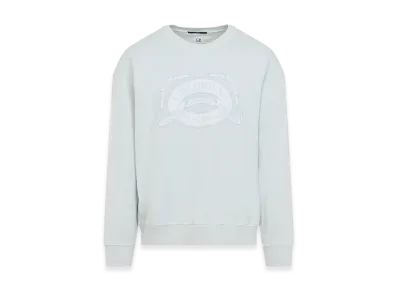 C.P. Company Cotton Sweatshirt "Misty Blue"