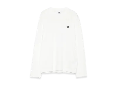 C.P. Company Kids Logo-Patch Long-Sleeve Cotton Sweatshirt "Gauze"
