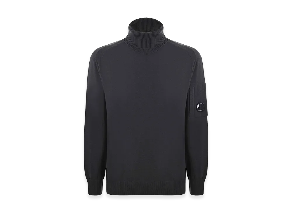 C.P. Company Wool Blend Turtleneck "Dark Grey"