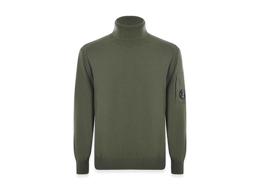 C.P. Company Wool Blend Turtleneck "Green"