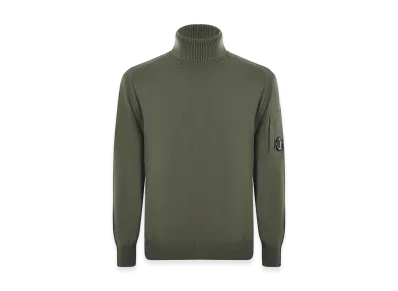 C.P. Company Wool Blend Turtleneck "Green"