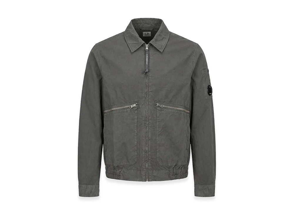 C.P. Company Gunmetal Cotton Micro-Reps Jacket "Gray"