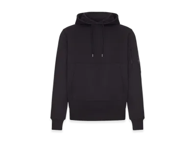 C.P. Company Cotton Sweatshirt With Hood And Drawstring "Black"
