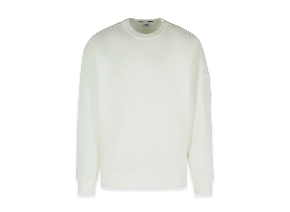 C.P. Company Emerized Cotton Sweatshirt "White"