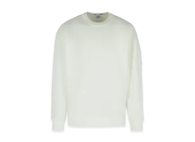 C.P. Company Emerized Cotton Sweatshirt "White"