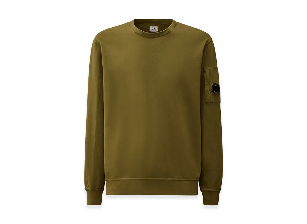 C.P. Company Felpa Con Patch Logo "Green"