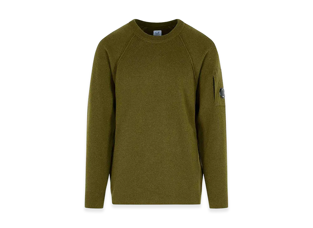 C.P. Company Grs Wool Blend Sweatshirt "Green"