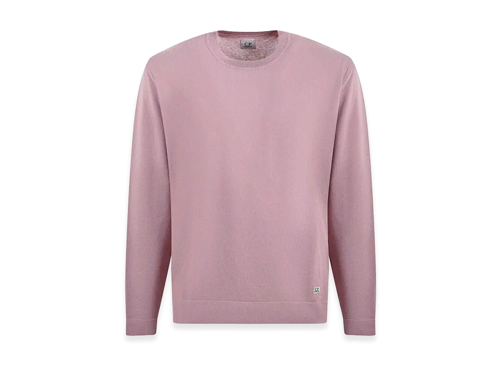 C.P. Company Cotton Yarn Sweater "Pink"