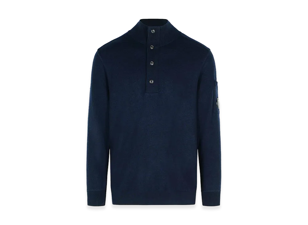 C.P. Company Grs Wool Blend Sweater "Dark Blue/Navy"