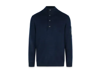C.P. Company Grs Wool Blend Sweater "Dark Blue/Navy"