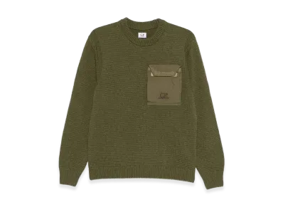C.P. Company Wool Crew Neck "Green"