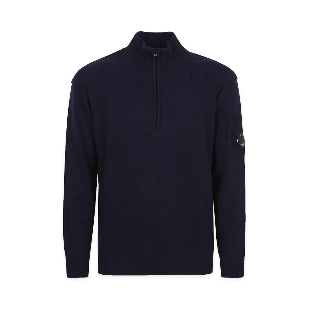 C.P. Company Half-Zip Sweater "Blue"