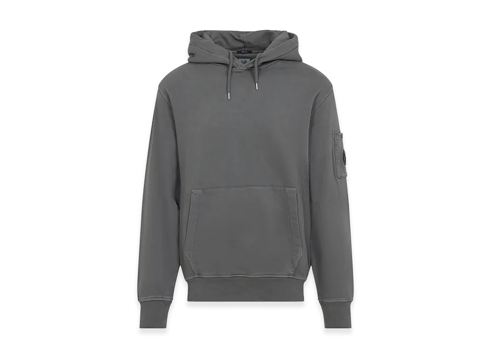 C.P. Company Cotton Hoodie "Gunmetal"
