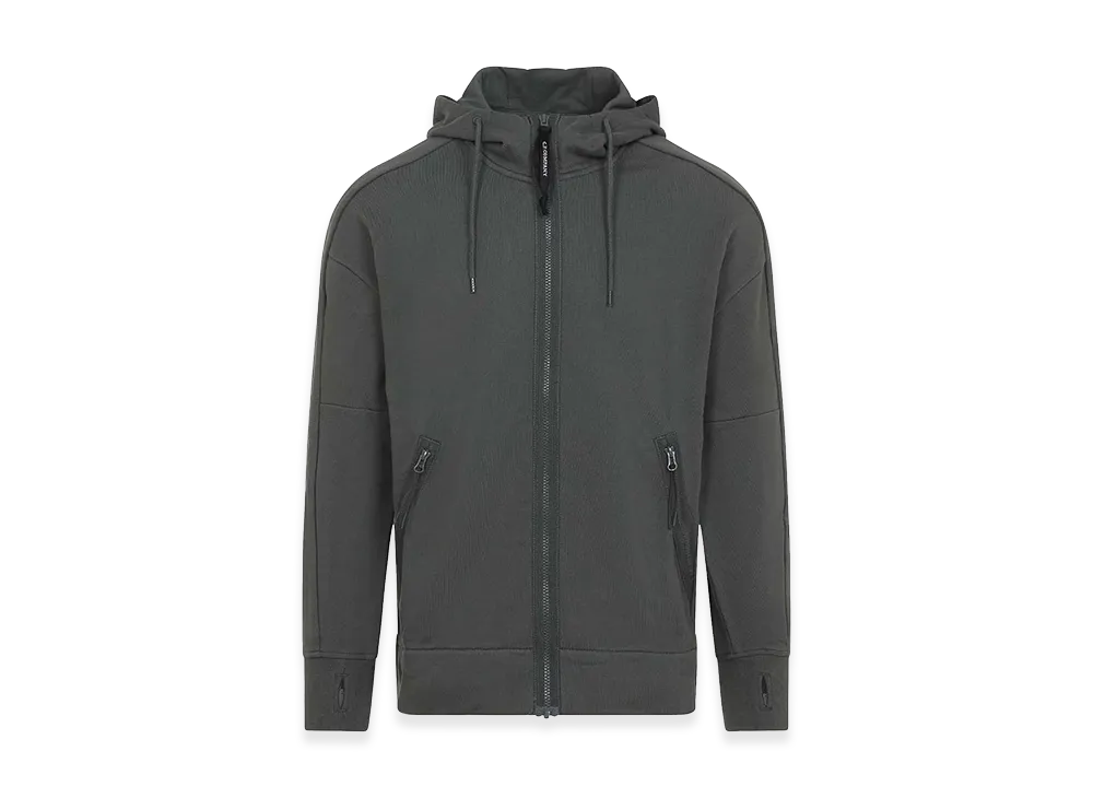 C.P. Company Open Hoodie "Gunmetal"