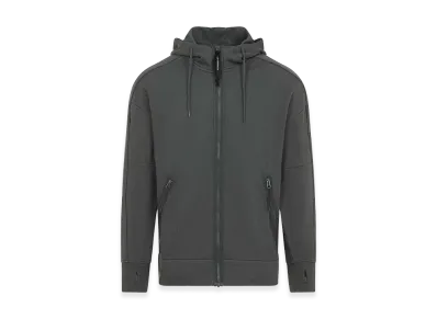 C.P. Company Open Hoodie "Gunmetal"