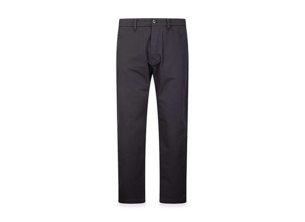 C.P. Company Cotton Gabardine Regular Chino Pants "Black"