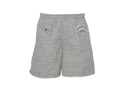 C.P. Company Gunmetal Striped Nylon Swim Shorts "Gray"