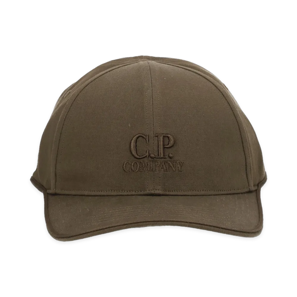 C.P. Company Cappello in Gabardine Di Cotone "Green"