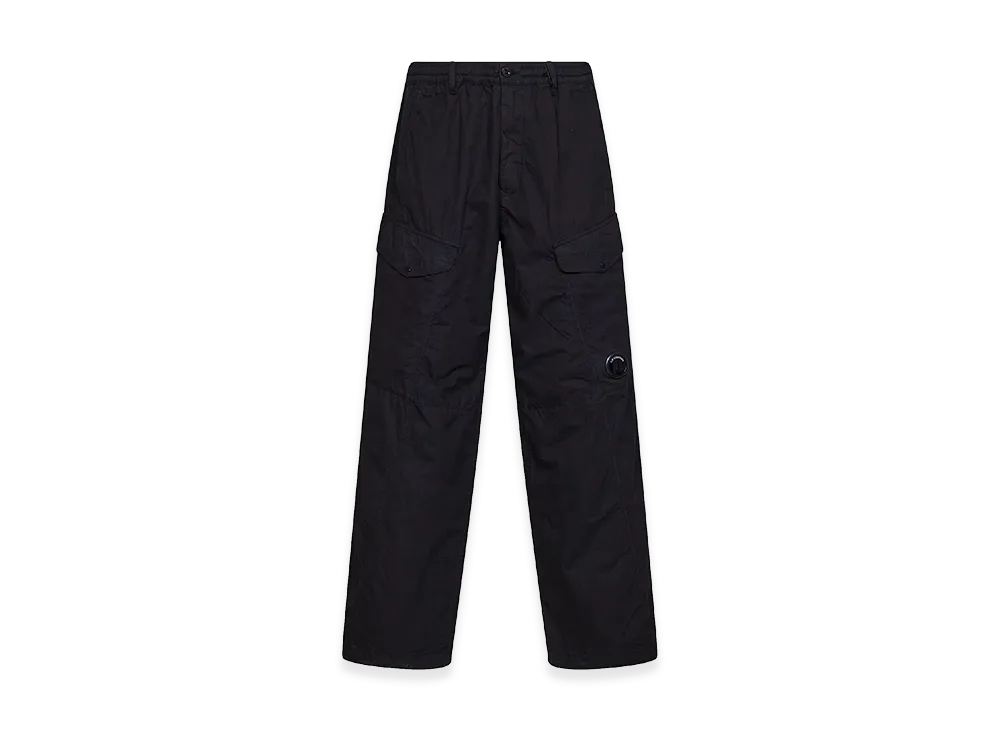 C.P. Company Micro-Reps Lens Cargo Trousers "Black"