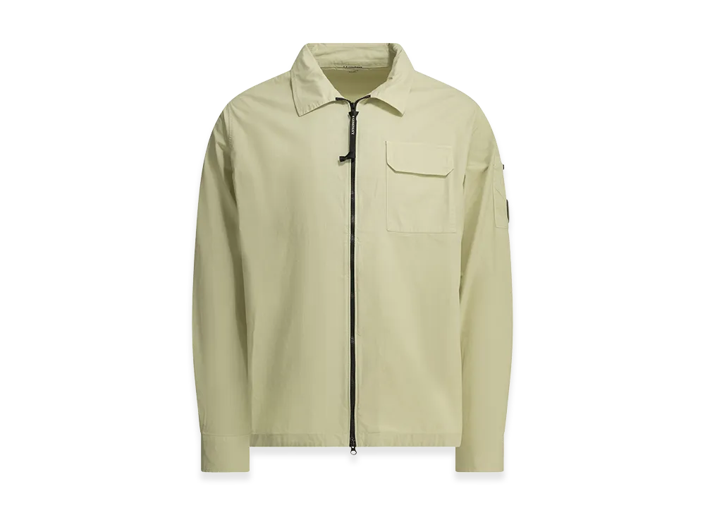 C.P. Company Organic Gabardine Overshirt Jacket "Beige"