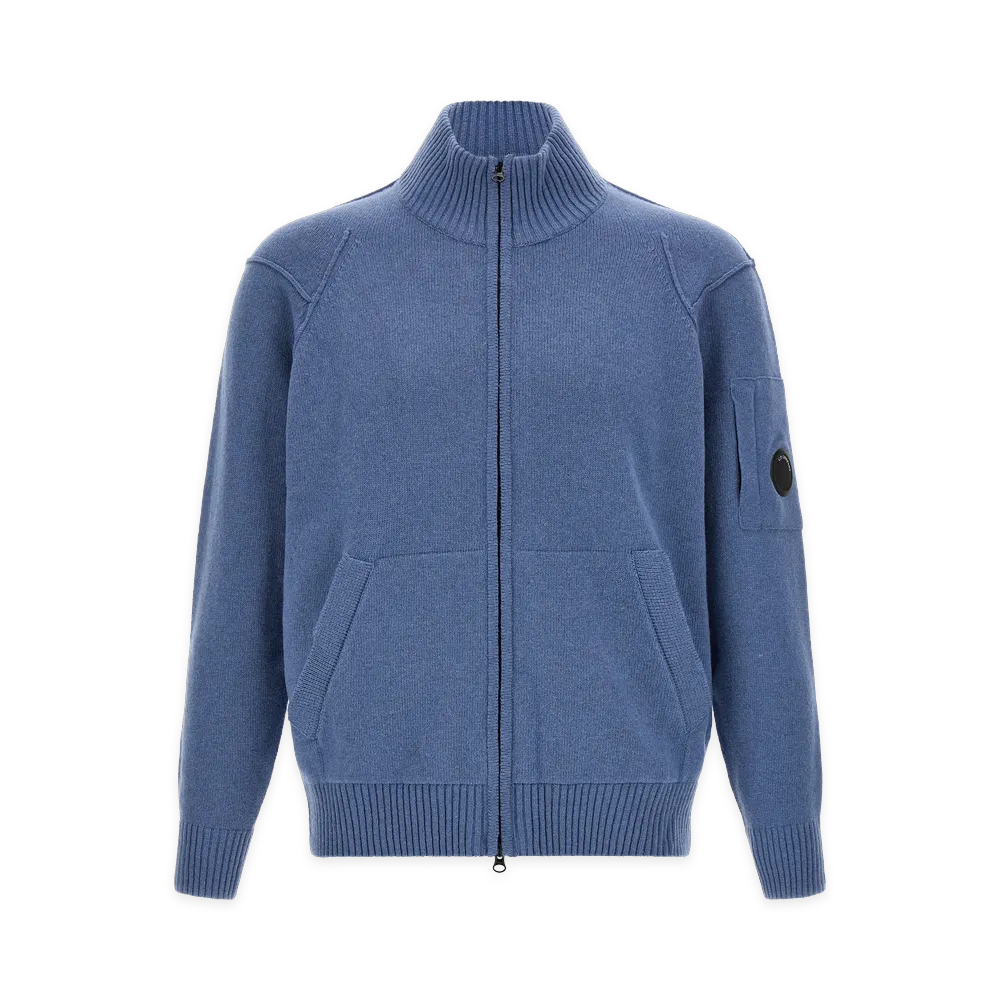 C.P. Company Lens Cardigan "Light Blue"