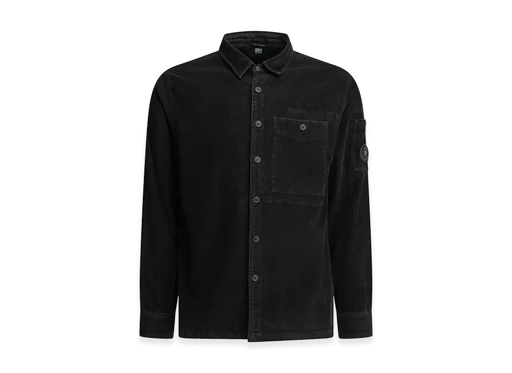 C.P. Company Corduroy Overshirt Jacket "Black"